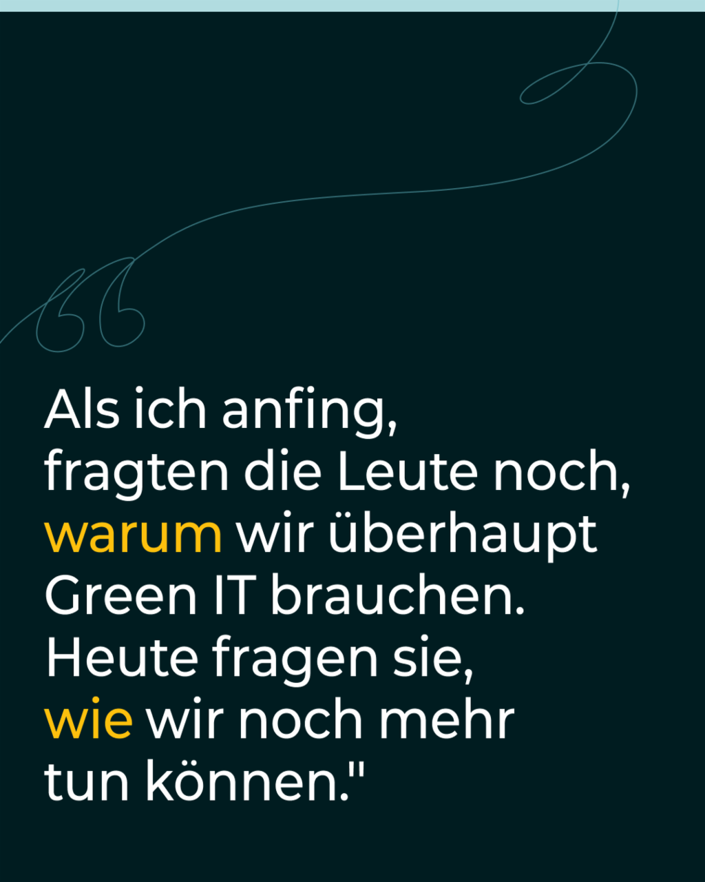 Huifen Cong, IT Sustainability Lead bei Scania: 