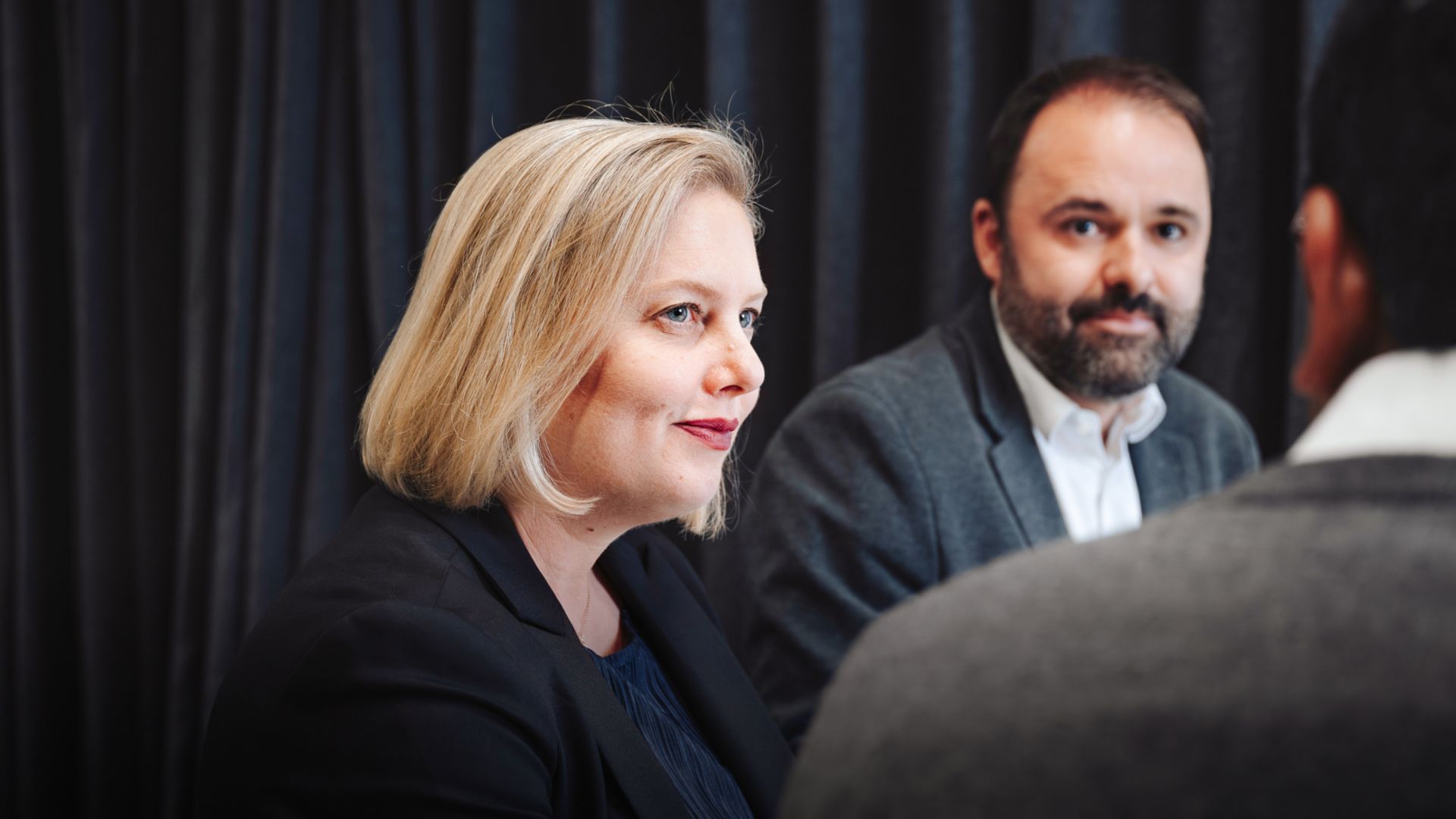 Haley Wilson und Kollegen in Södertälje, Schweden
