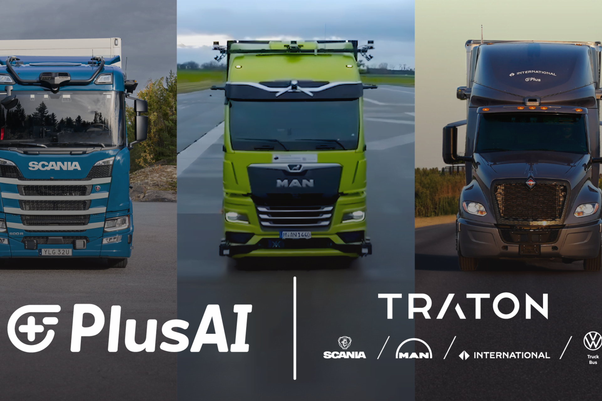 TRATON GROUP and PlusAI partners__