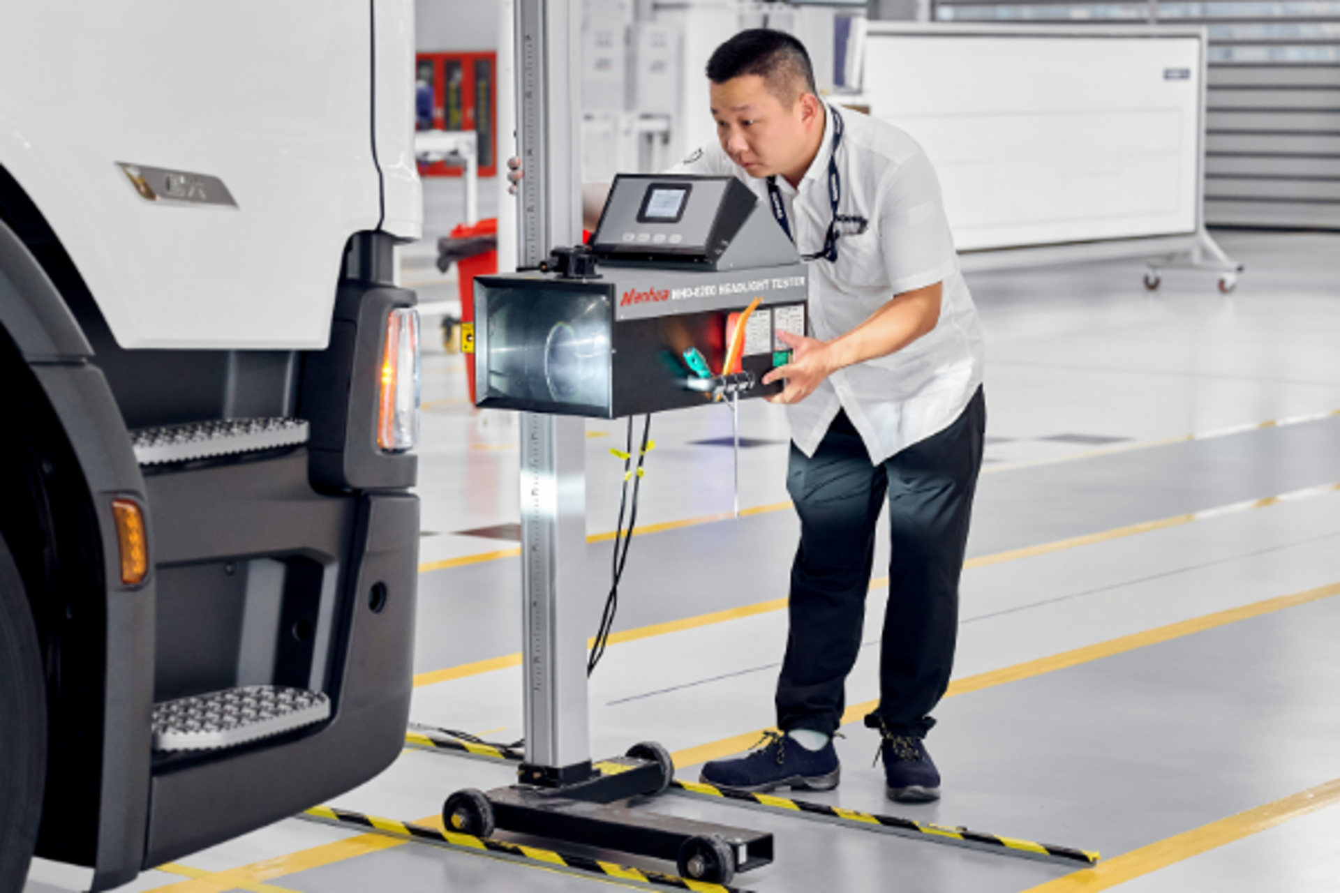 Scania production plant in China.
                 